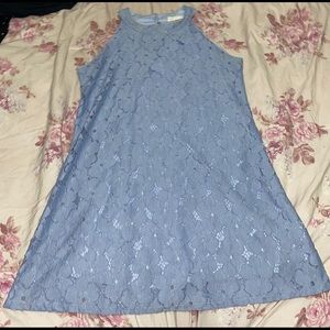 Baby blue dress
